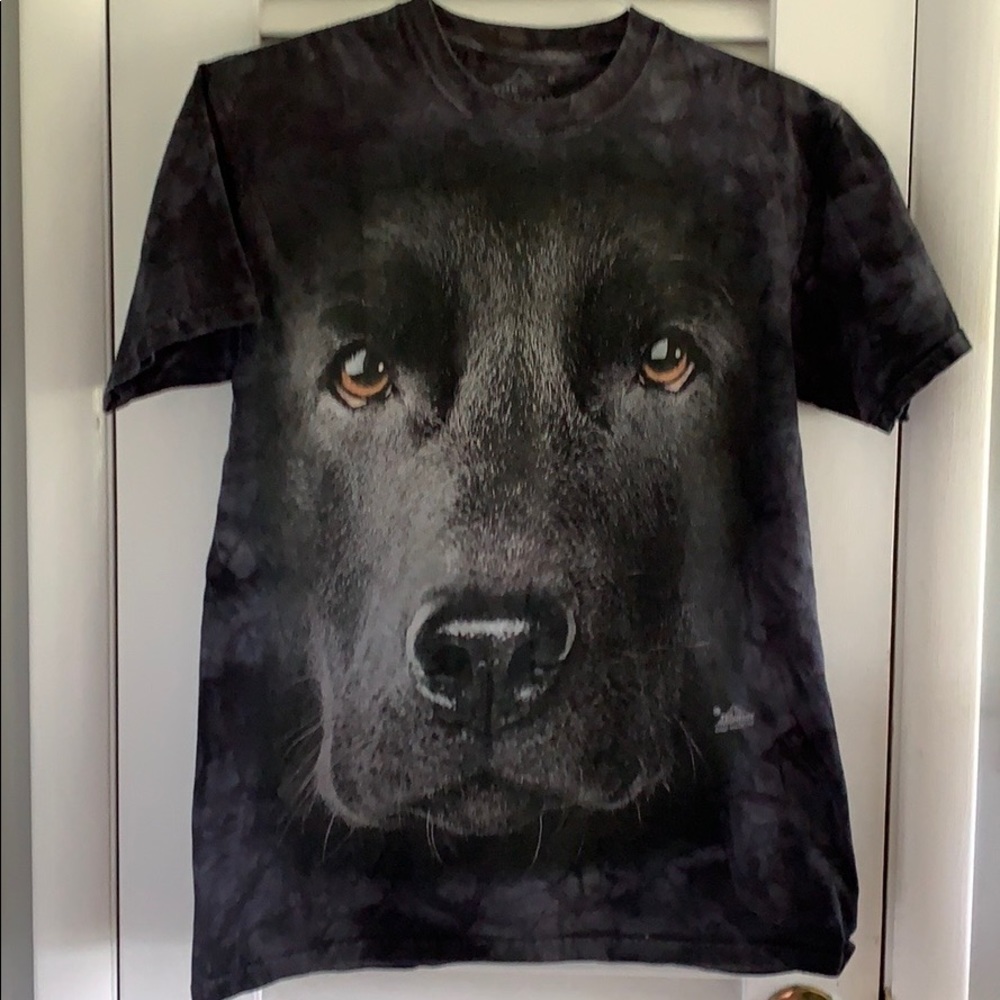 The Mountain Black Lab T shirt Medium